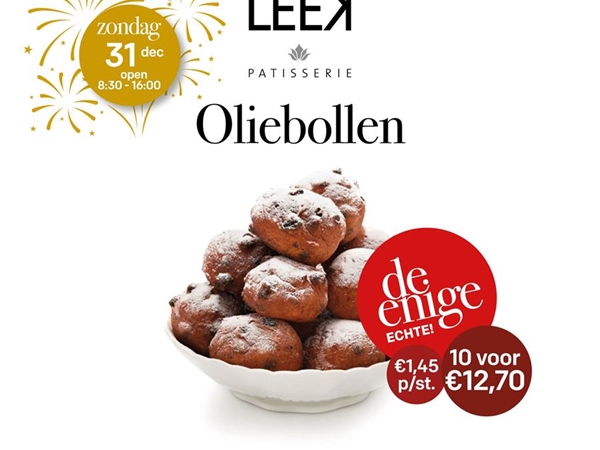 Oliebol met rozijnen en appel