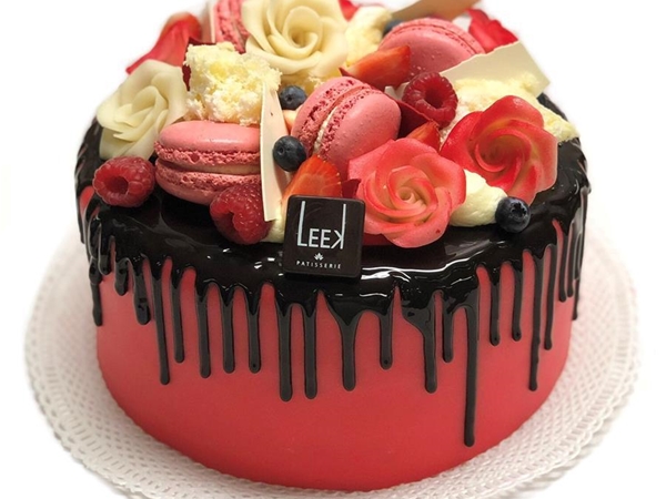 Drip Cake Chocolade Rood